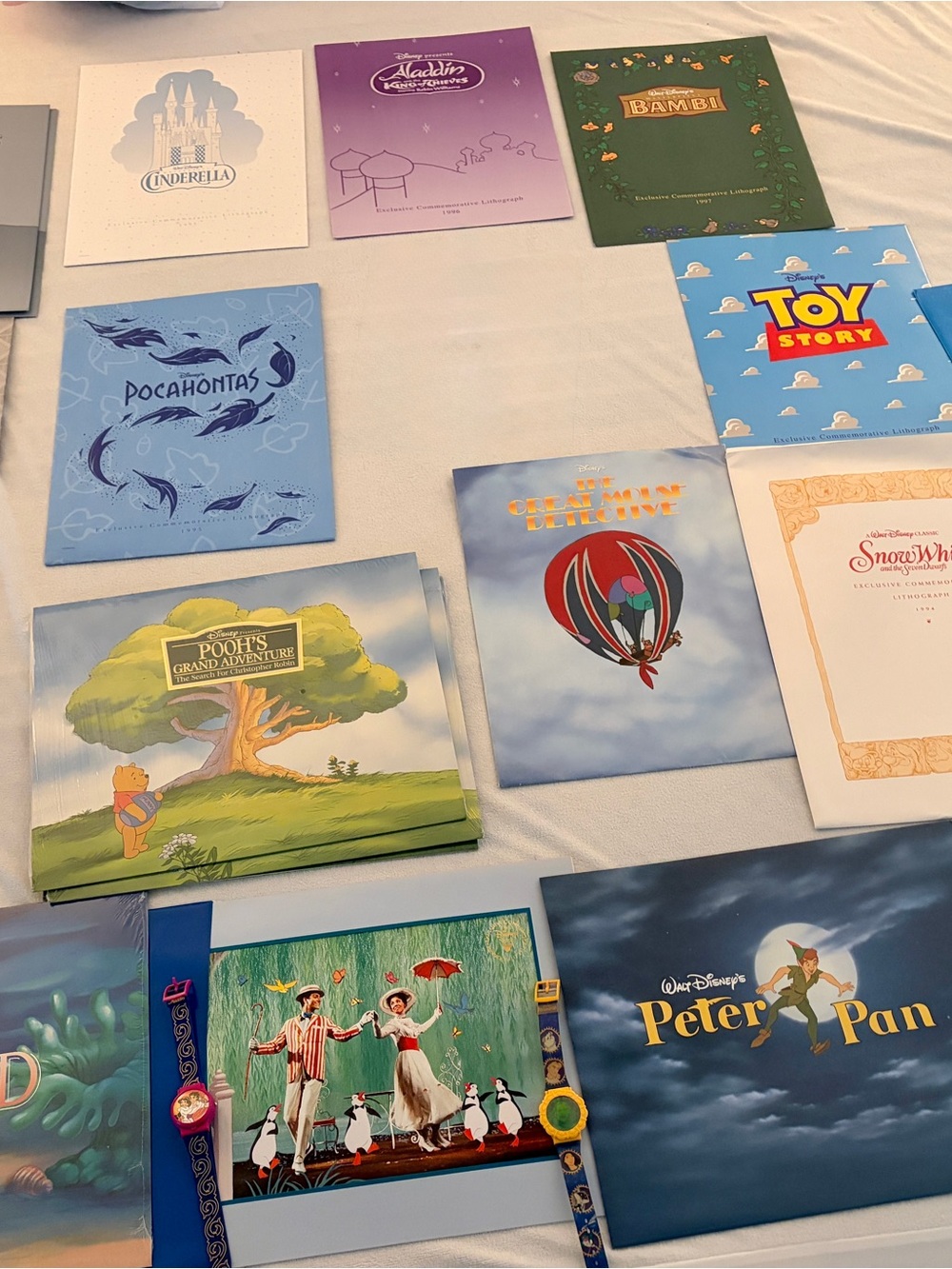 Disney Storybook Cover Collection - Blue, Green, Purple